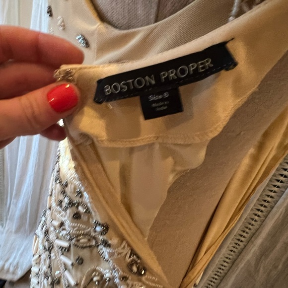Boston Proper size 6 embellished beaded dress - Picture 10 of 11